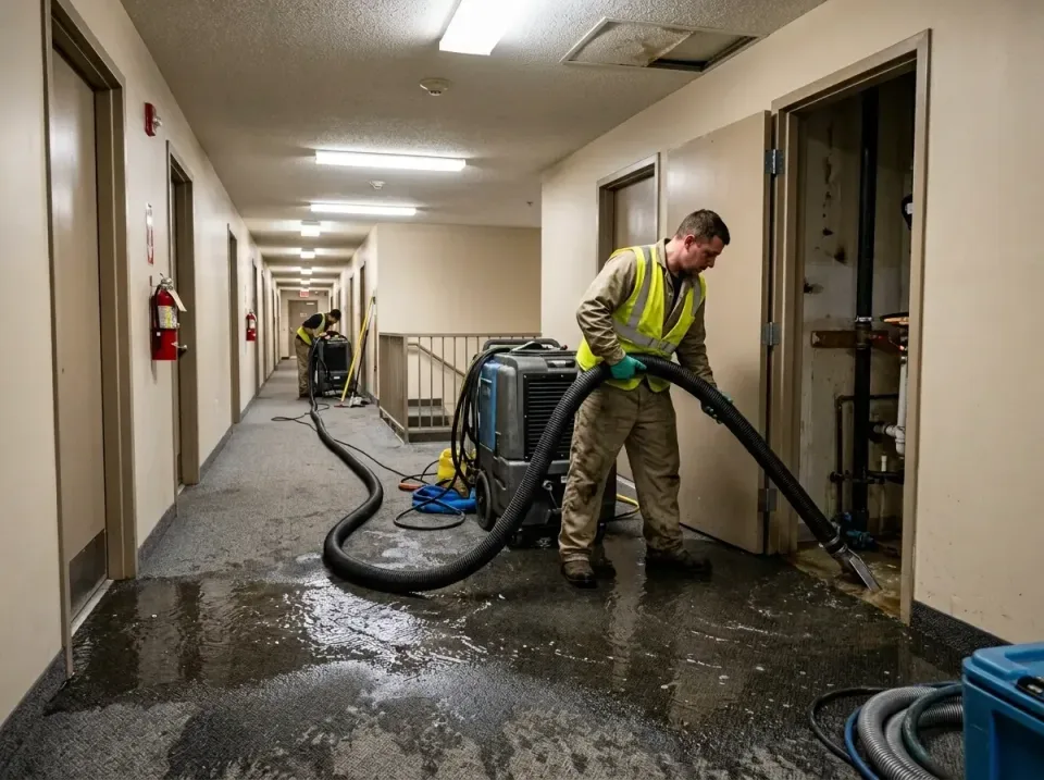 multi-unit-apartment-hallway-f-005 — frequently asked questions, Emergency Burst Pipe Water Extraction & Removal in St. Pari…
